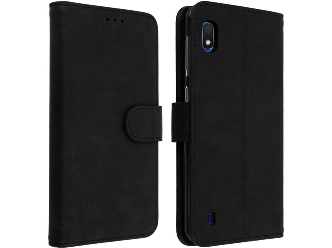 Funda Samsung Galaxy A10 AVIZAR Wallet Negro