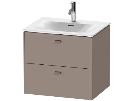 Mueble DURAVIT Brioso bajo lavabo montado en la pared 62,0 x 47,9 cm 2 cajones incl. recorte de sifón y delantal para lavabo Viu 234463