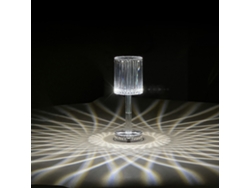 2026-lámpara De Mesa De Cristal Moderna Con Luz Nocturna Romántica Control Táctil Acrílico Portátil Decorativa Para Dormitorio Sala Estudio Restaurante
