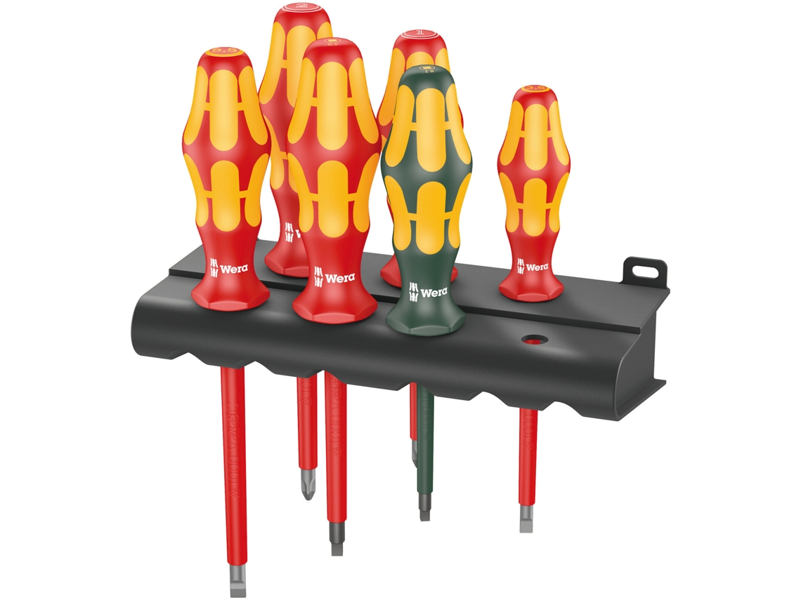 Juego de destornillador Kraftform Plus 160 i/168 i/6 Rack WERA 05347777001