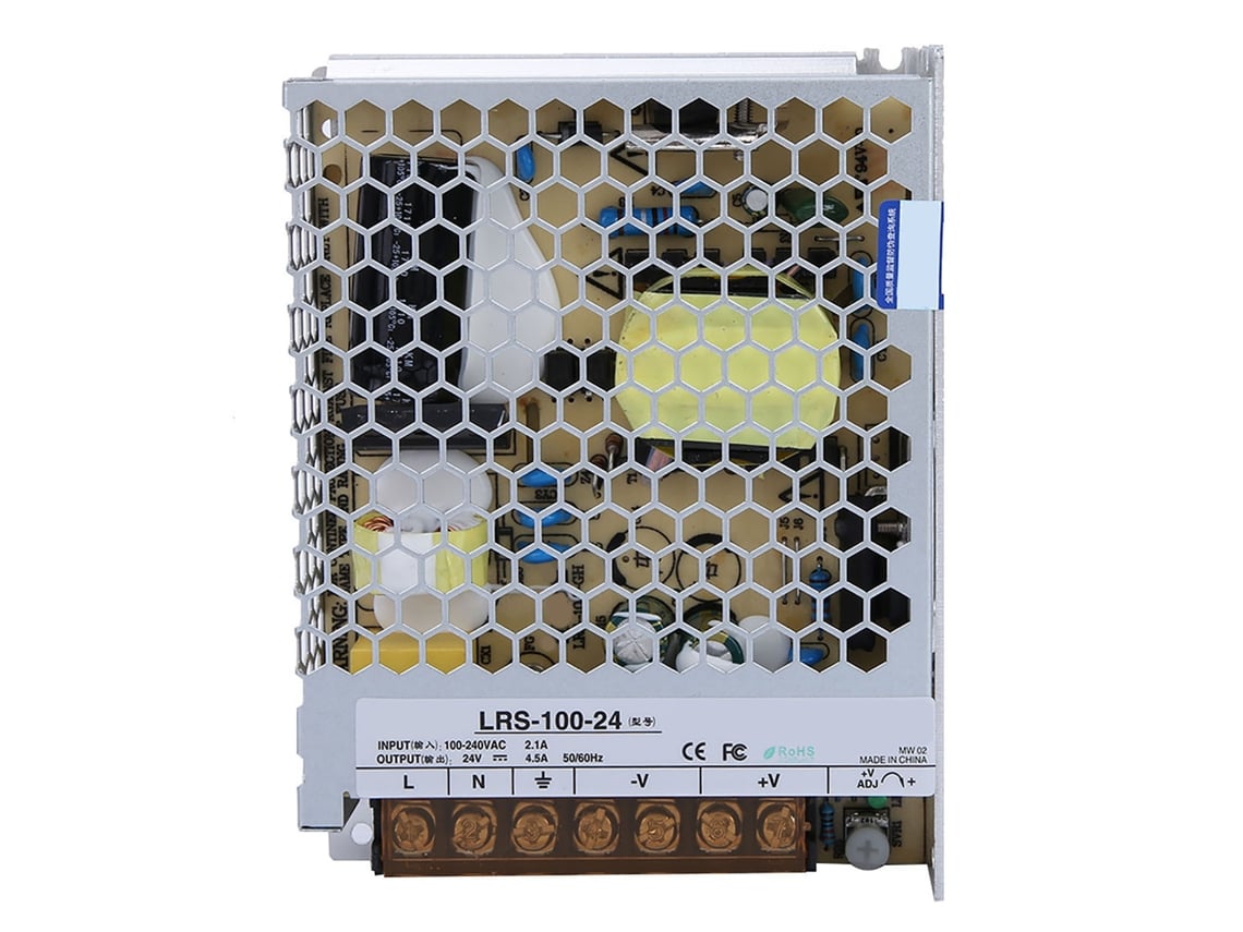 Fuente De Alimentación Conmutada Lrs-100-24 Ac 85-264v A Dc 24v 108w Salida Única 150mvp-p