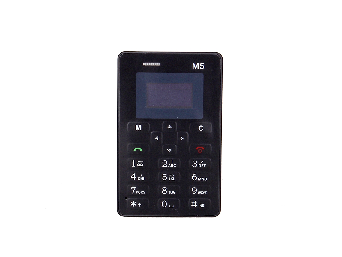 Teléfono Móvil Gsm Aierku M5 De Bolsillo Ultrafino Card Phone