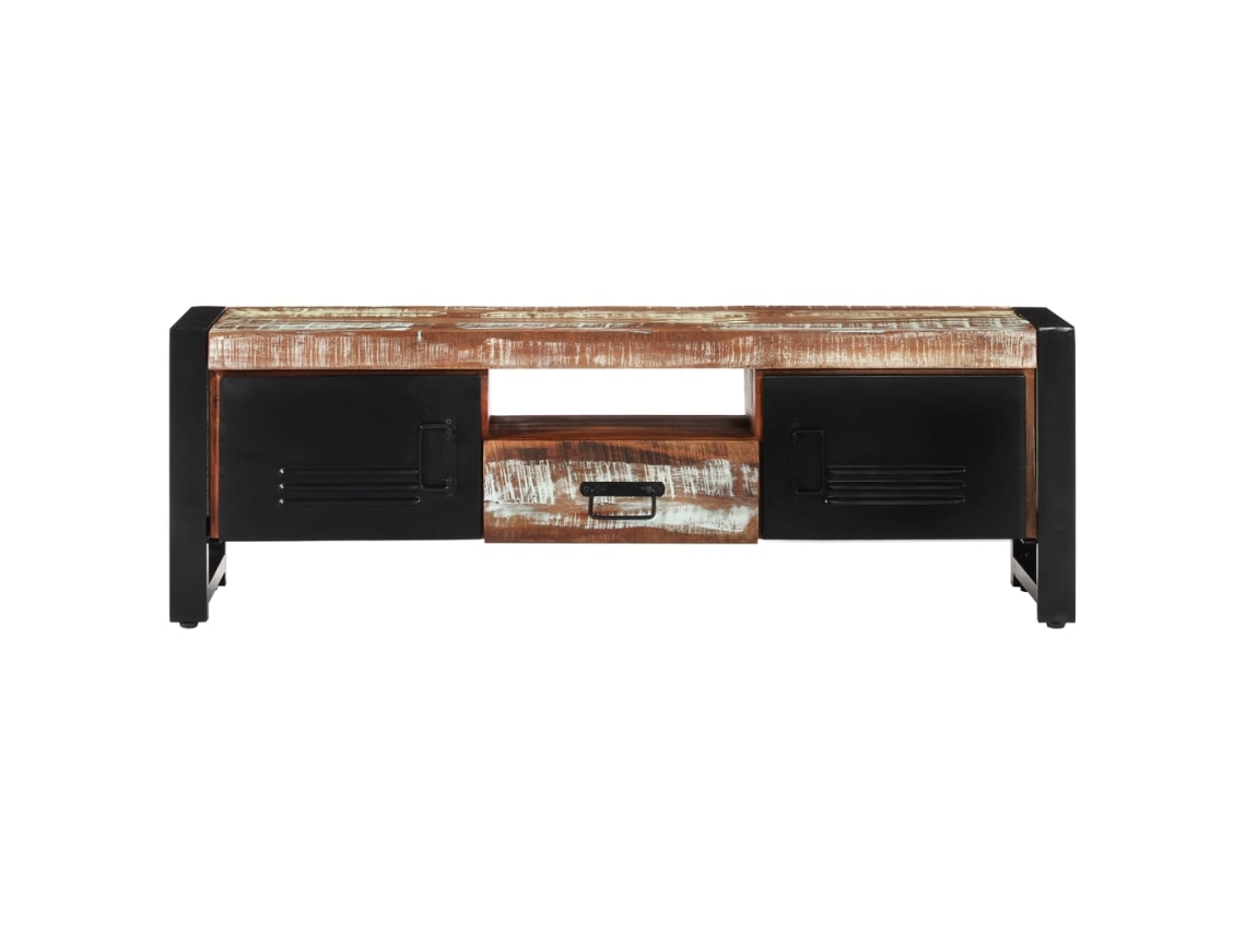 Maison Exclusive - Mueble De Tv Madera Maciza Reciclada 120x30x40 Cm