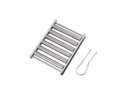 Parrilla Portátil Para Salchichas De Acero Inoxidable Con Asa Cómoda, Fácil De Usar, 18 X 24 Cm Rosewell