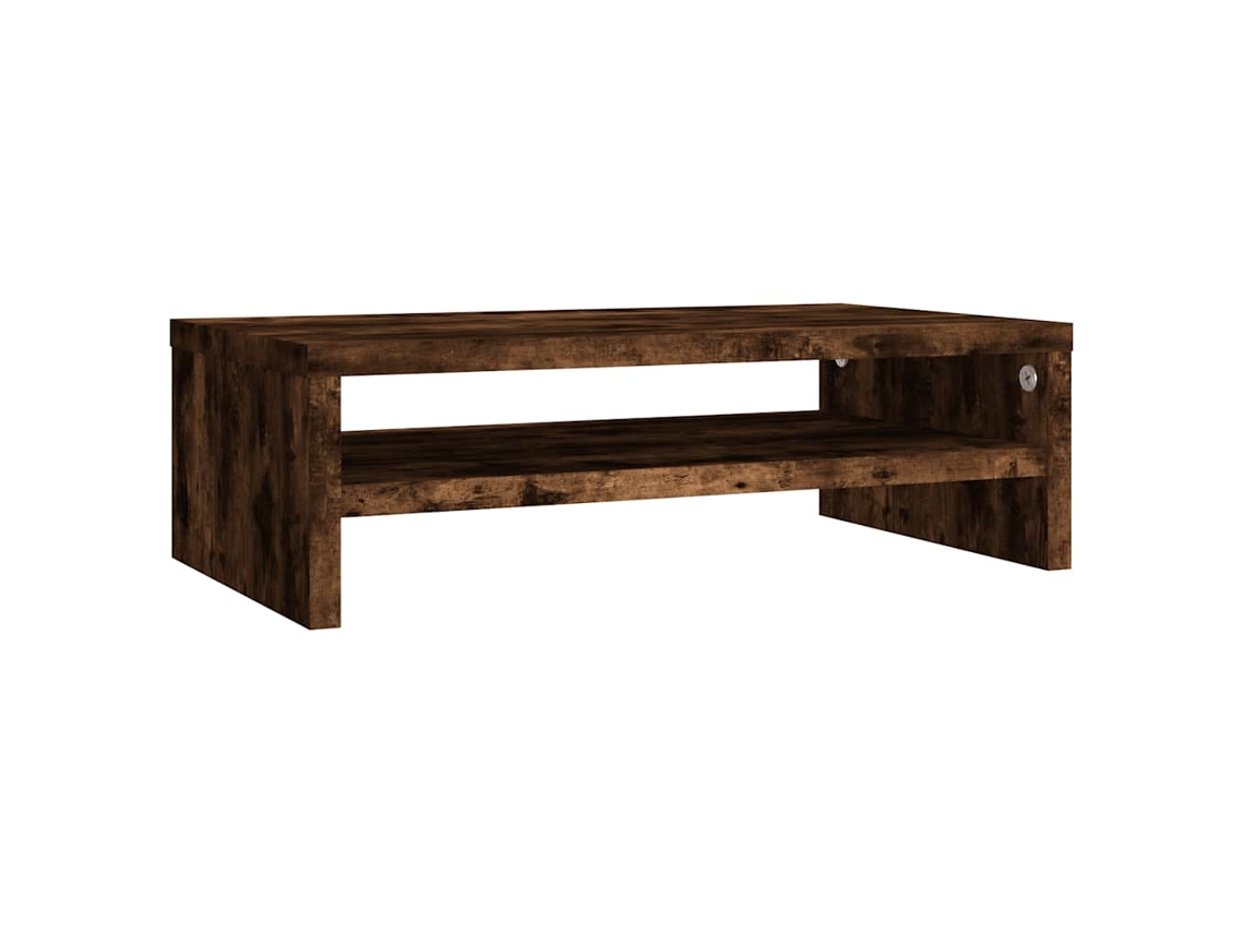 Soporte para monitor de madera de roble ahumado 42x24x13 cm MAISON EXCLUSIVE