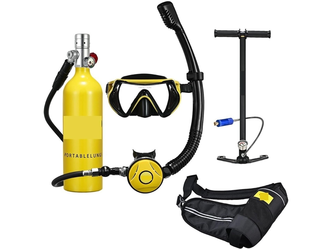 Mini Botella De Buceo, Tubo De Snorkel, Rebreather, Equipo Portátil De Apnea