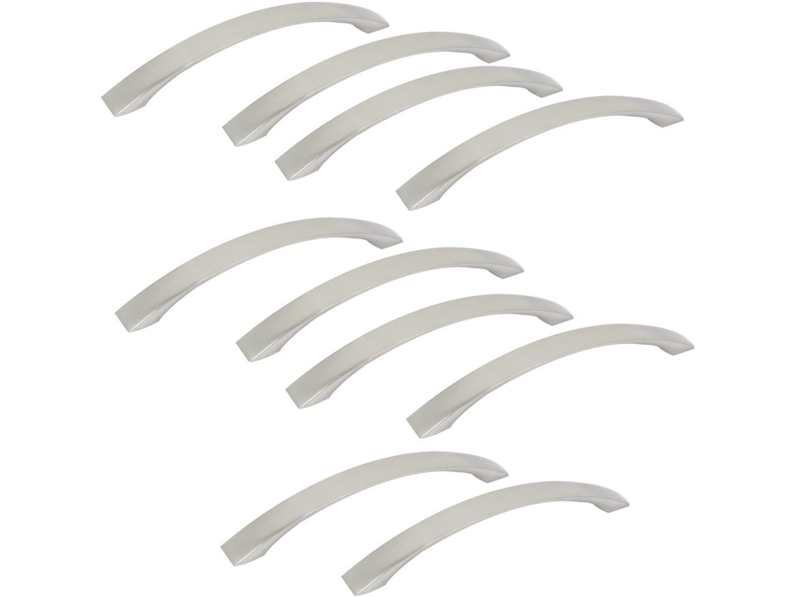 Tiradores Pomos Arco Pulidos Cajones Muebles, Tono Plateado, 10 (a90bddbe2a09fee8371b603ab2ee9df9)