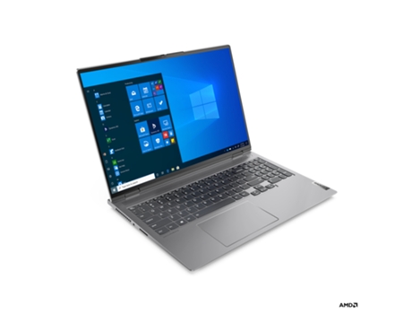 Portátil LENOVO 70284 (16 '' - AMD Ryzen™ 7 5800H - RAM: 16 GB - 512 GB SSD)