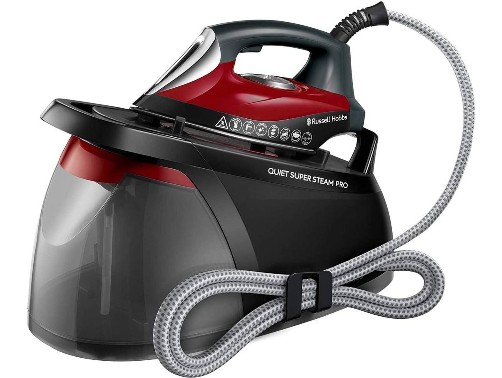 Centro de Planchado RUSSELL HOBBS 24460-56 QUIET Sspro (Presión 8 bar - Caudal de vapor 315 g/min)