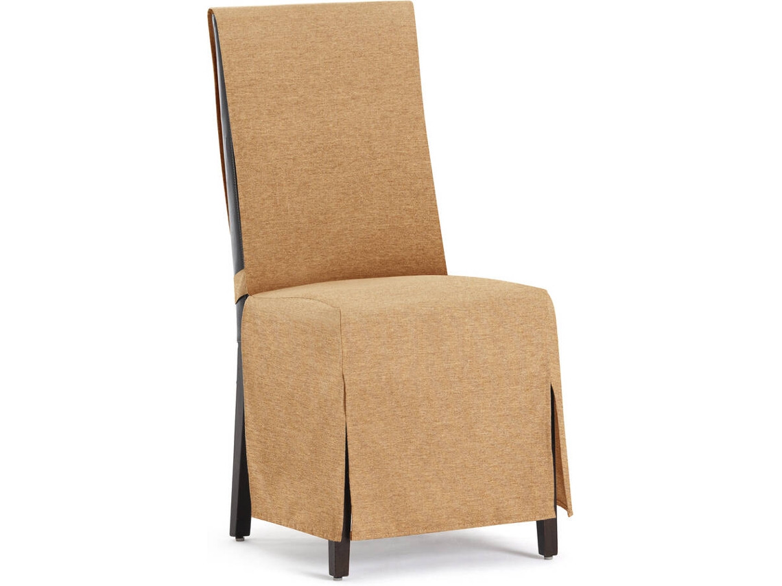 Funda de Silla EYSA Premium Valeria Pack de 2 Fundas Universal (45 x 40 x 135 cm - Poliéster y Algodón - Mostaza)