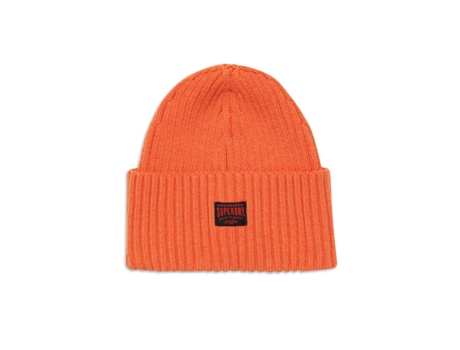 Gorra de Hombre SUPERDRY Workwear Knitted Naranja (Talla Única)