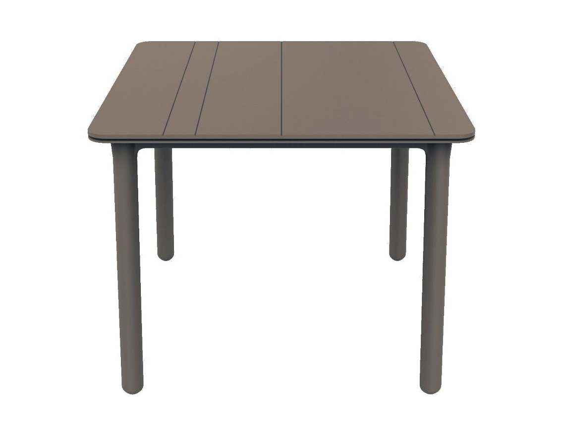 Mesa Cuadrada Exterior 90x90 Chocolate Noa Garbar