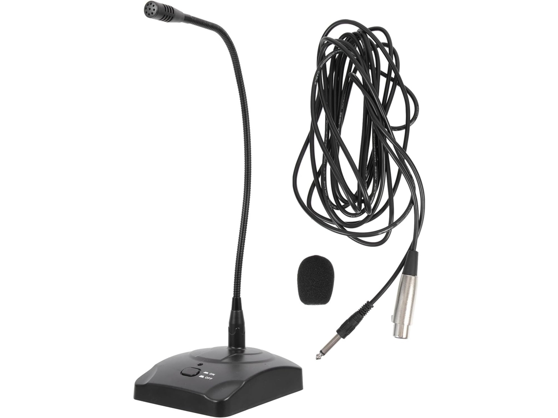 Micrófono De Condensador Con Cable Para Ordenador De Sobremesa, Con Brazo Flexible Ajustable.