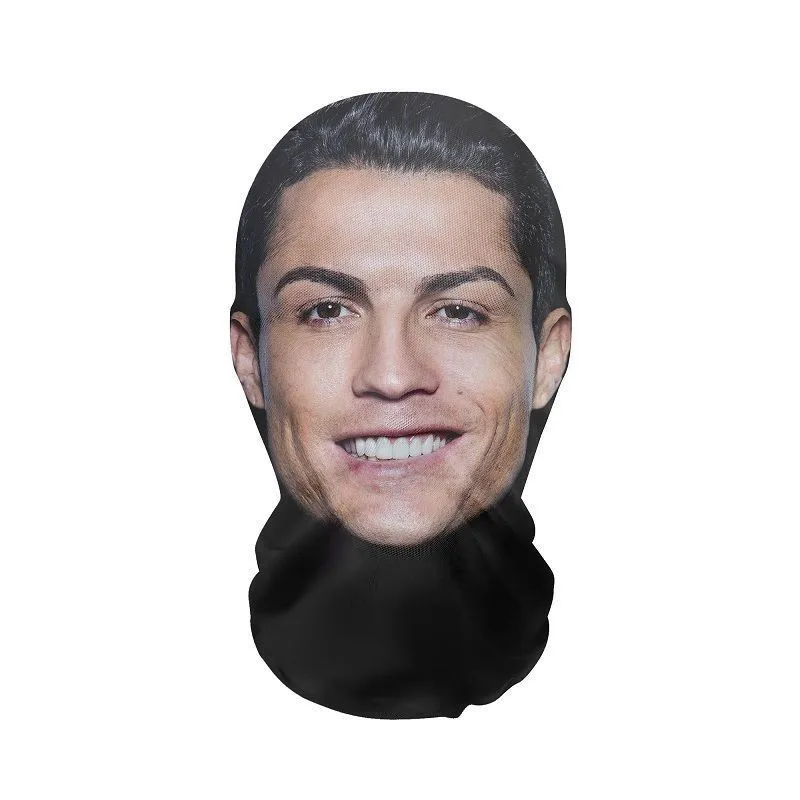 Mascarilla facial realista 3D para hombre y mujer, pasamontañas completo de hip hop para disfraces y fiestas de Halloween, modelo n.° Viewleaf