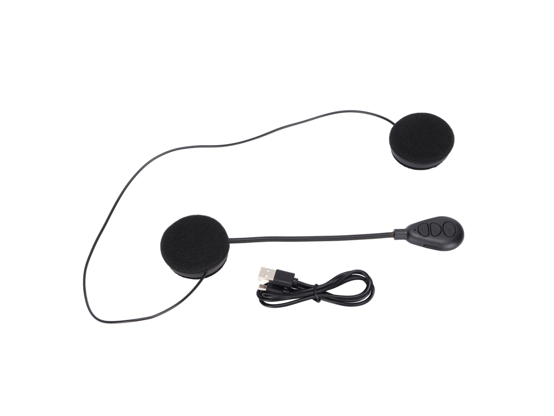 Auriculares Bluetooth 5.0 Para Casco De Motocicleta Con Control De Volumen Y Resistencia Al Agua Ipx7.