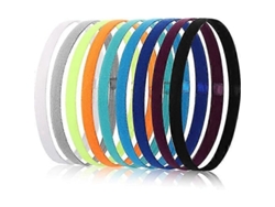 Diademas Deportivas Elásticas Antideslizantes Gruesas Para Yoga, Ejercicio Y Sudoración Con Agarre De Silicona.
