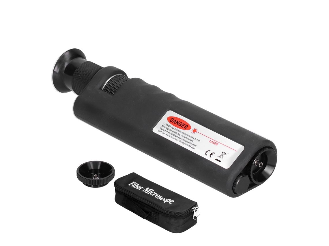 Microscopio óptico portátil T302 D400 400x para inspección de cables de fibra óptica Truyuety