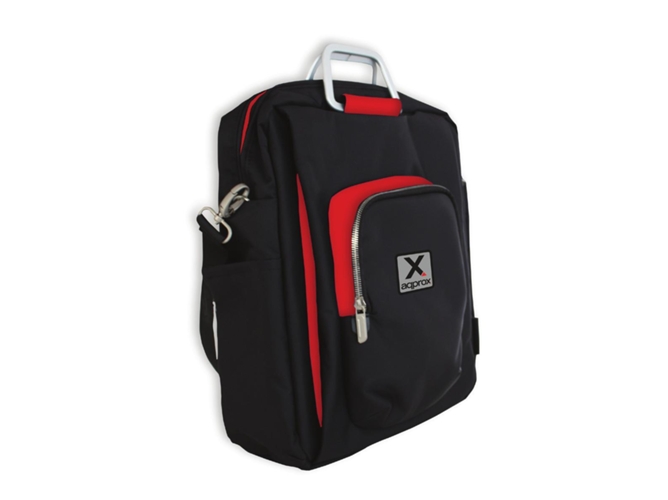 Maleta para Portátil APPROX appNBST15x 15.6" Negro y Rojo