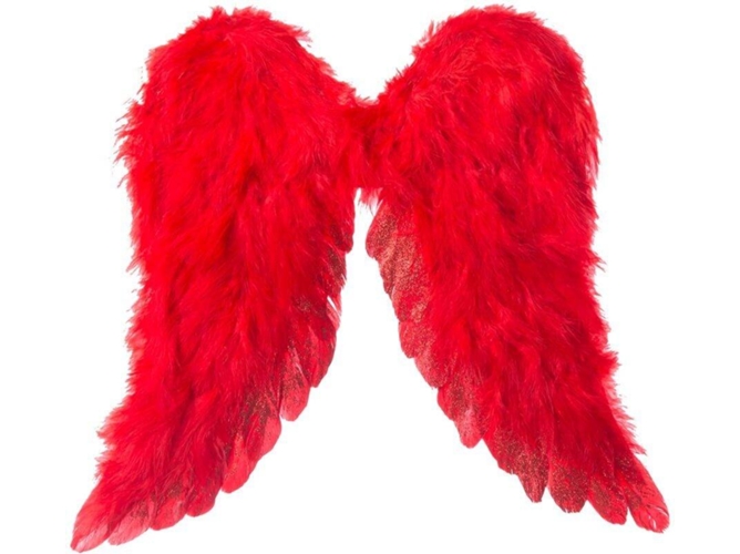 Alas DISFRAZZES Arcángel Rojas (45 x 39 cm)