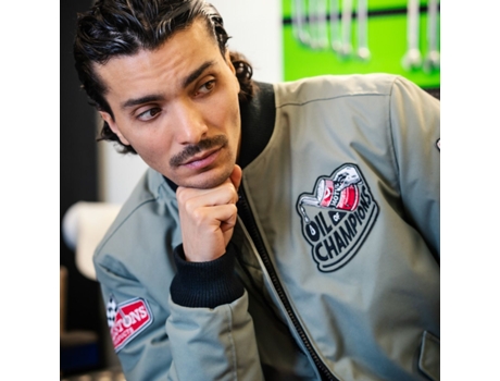 Chaqueta de Hombre HELSTONS Tejido Técnico Twin Tecido Gris (S)