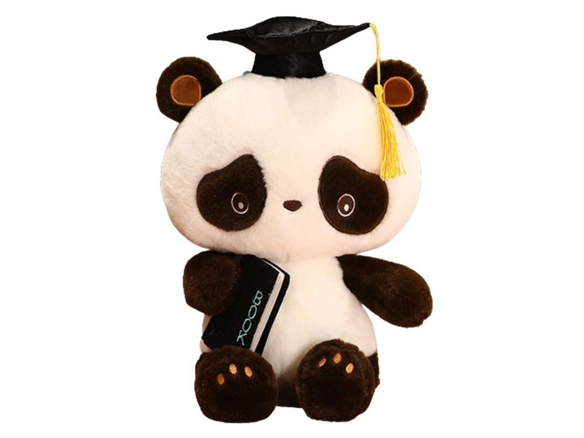 Lindo Peluche De Panda Para Niños, Suave Amigo, Almohada Para Abrazar Y Dormir Para Muñeca Bebé, 35 Cm