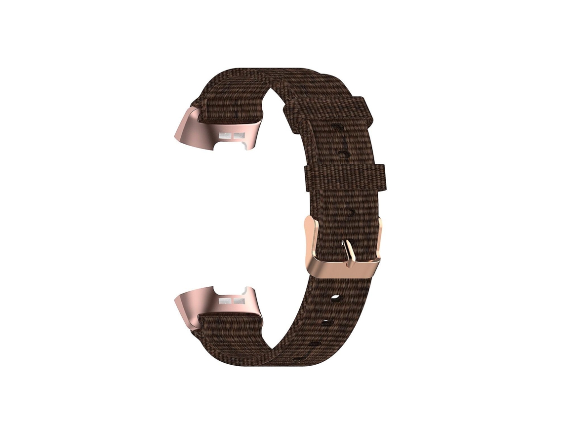 Correa de repuesto de lona trenzada para reloj inteligente Fitbit Charge 3/4 Ly Ebike
