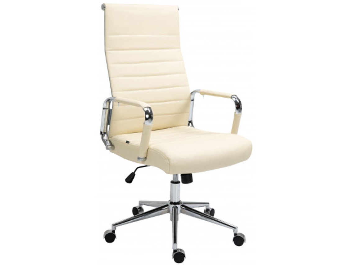 Silla de Escritorio DUDECOR (Acero - Beis)