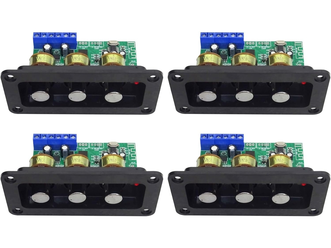 Juego De 4 Amplificadores Bluetooth Power Audio Board De 20 W X 2