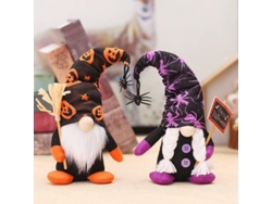 2026-adornos De Gnomo De Halloween 2 Piezas Para Estanterías Mesa Chimenea Fiestas Regalos