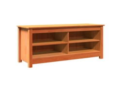 Banco de almacenaje marrón cera 110 x 38 x 45,5 cm MAISON EXCLUSIVE