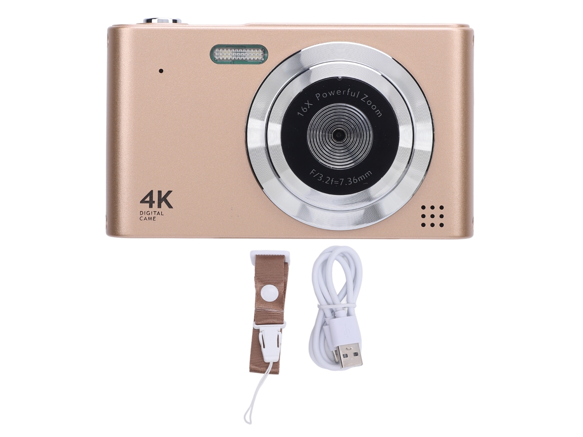 2026yncm-cámara Digital Retro 4k Con Zoom 16x Y Grabación De Vídeo, Compacta Para Viajes