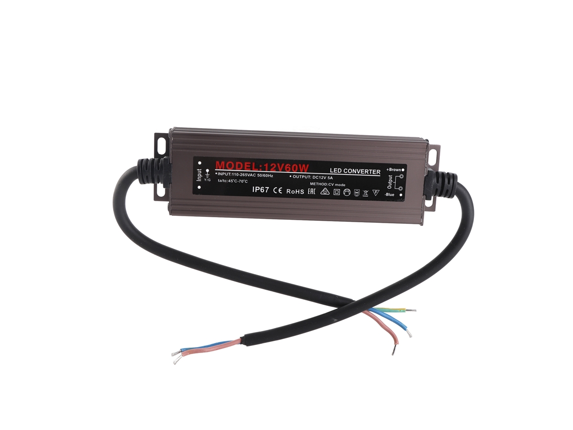 Rebe-adaptador Transformador De Alimentación Led Resistente Al Agua Ip67 Para Tiras Led, Carteles Exteriores Y Luminarias