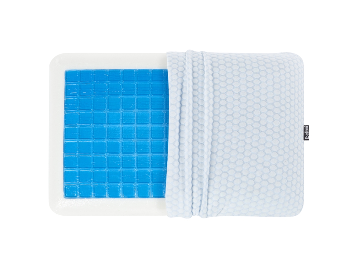 Almohada viscoelástica BELIANI Emin de Poliéster Blanco 60x40x11