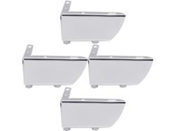 Soportes De 4 Piezas En Ángulo Recto Para Muebles, Ideales Para Armarios, Mesas De Centro Y Televisores.