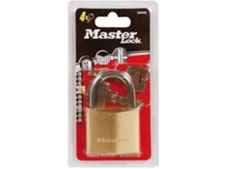 Candado De Latón Macizo 50 Mm Master Lock 2950eurd Argolla De Acero 30 Mm Alta Seguridad