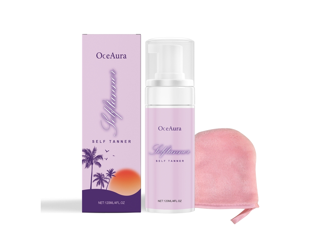 Mousse autobronceadora nutritiva para la piel