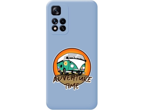 Carcasa para Xiaomi Redmi Note 11 Pro+ Plus 5G TUMUNDOSMARTPHONE Silicona Líquida Dibujos Azul