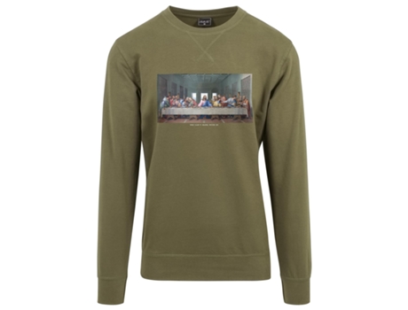 Camiseta de Hombre MISTER TEE Cuello Redondo Can Hang With Verde (S)
