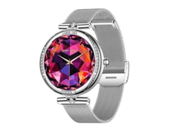 Reloj inteligente para mujer con llamadas entrantes y salientes, pantalla AMOLED de 1,1 pulgadas, monitor de actividad física y frecuencia cardíaca Yizhood