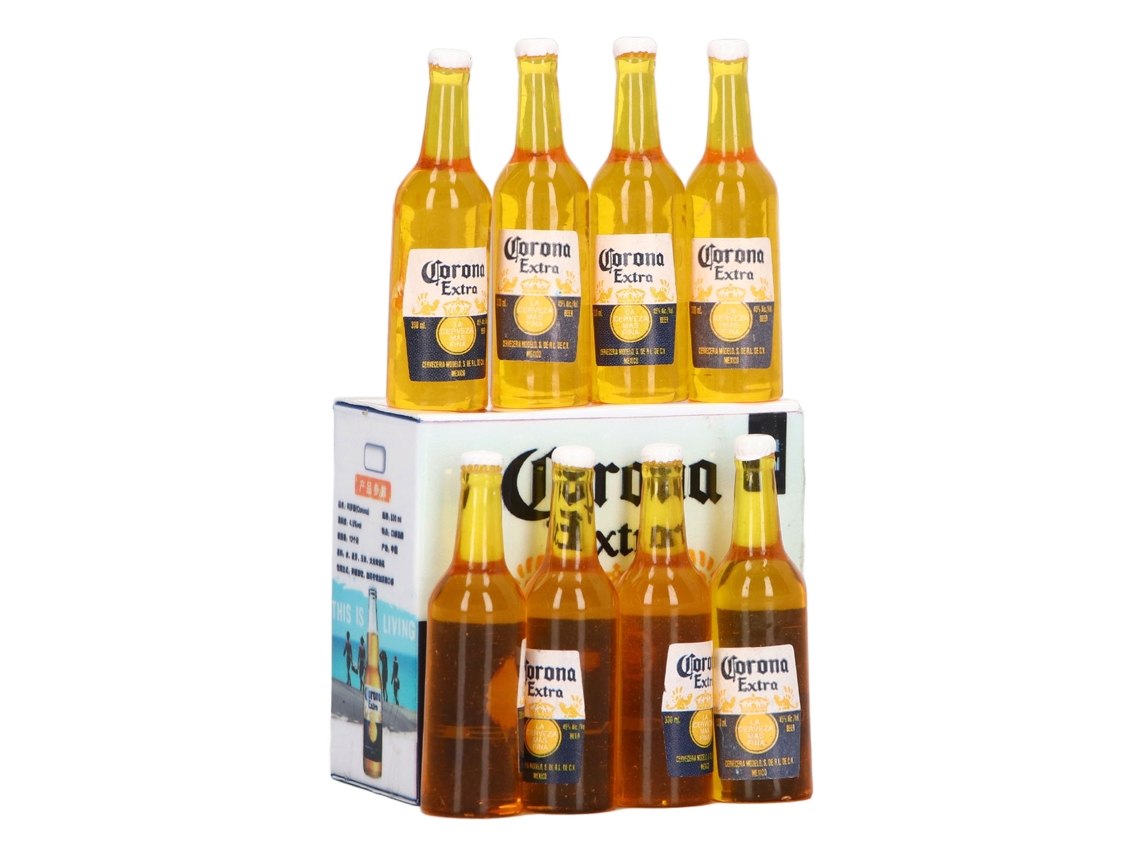 Botellas De Cerveza En Miniatura De 8 Piezas, Escala 1:12, Accesorios Para Casa De Muñecas, Decoración, Regalo.