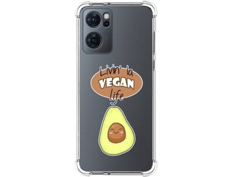 Carcasa para Oppo Find X5 Lite 5G TUMUNDOSMARTPHONE Dibujos Antigolpes Vegan Life Multicolor