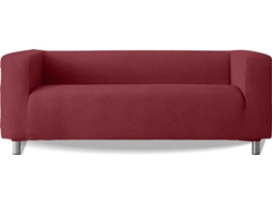 Funda para Sillón Tejido Elástico MILICA Spongy Marrón (Poliéster, Algodón, Elástomero - 130 cm)