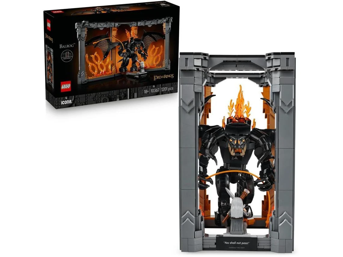 LEGO Icons: Book Nook El Señor de los Anillos: Balrog™ 10367 (1201 piezas)
