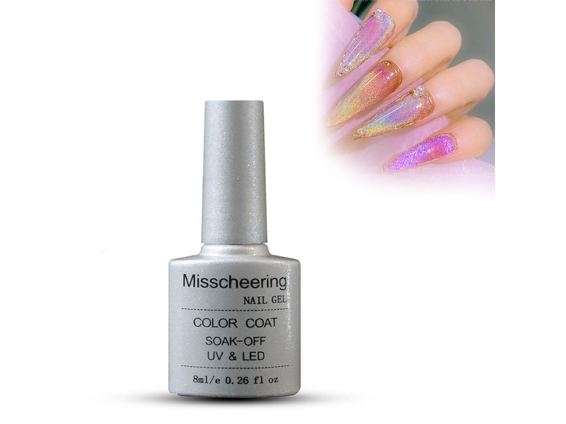 Gel De Unha Cat Eyes Esmalte Gel Uv Soak Off Verniz Diy Holográfico Para Arte De Unhas