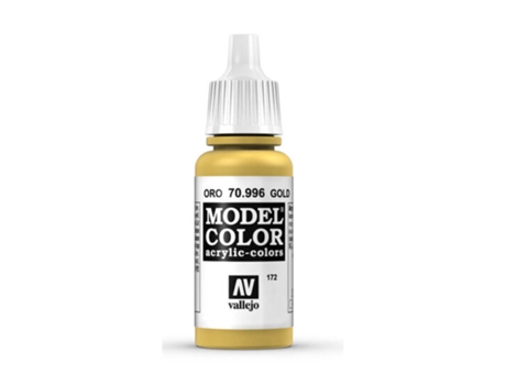 Pintura Acrílica Mate 17 Ml ACRYLICOS VALLEJO 996 Oro