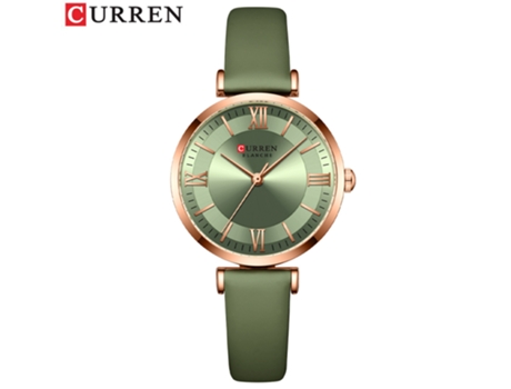 Relojes de Moda para Mujer Correa de Cuero Reloj Impermeable de Cuarzo para Mujer-Color 2 LUUCOZK