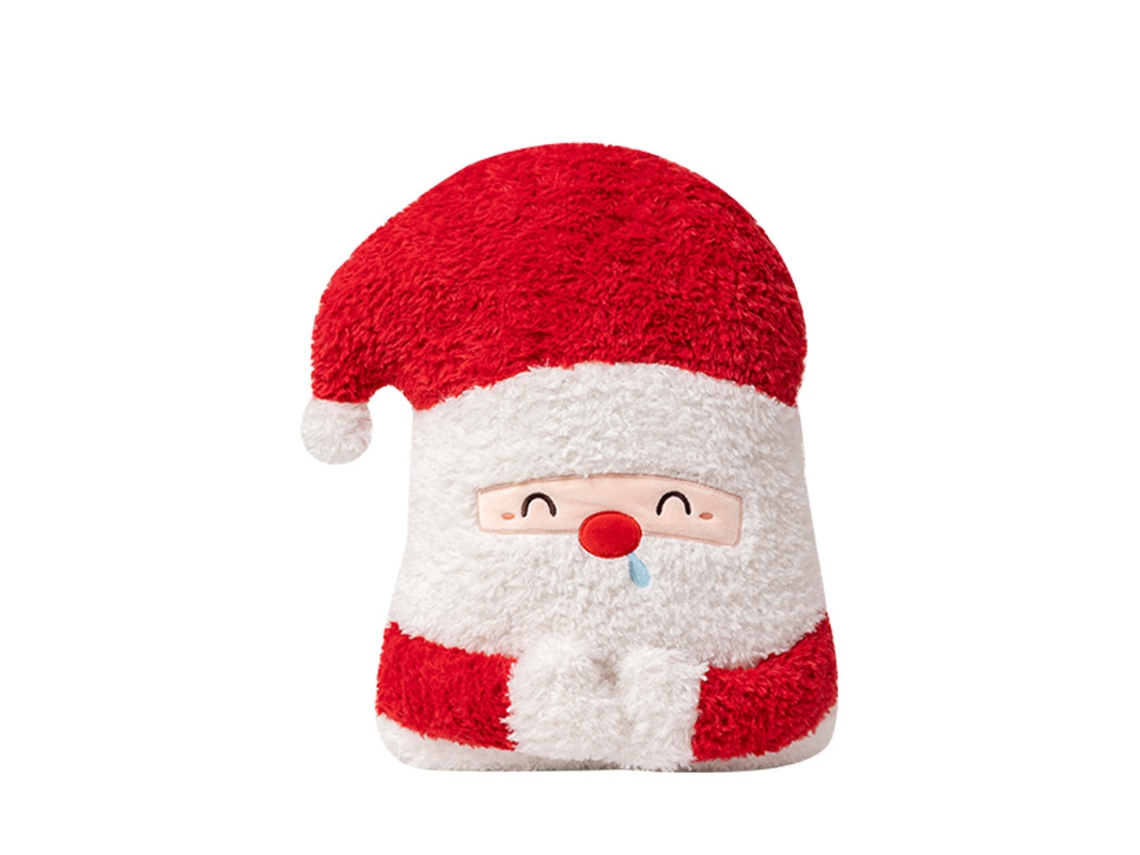Nuevo cojín de peluche de Papá Noel para Navidad, artículo decorativo para sofás, 45 cm. Yunzii