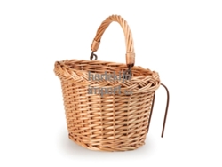 Cesta de bicicleta trenzada Egmont Toys, 18 x 20 x 16 cm