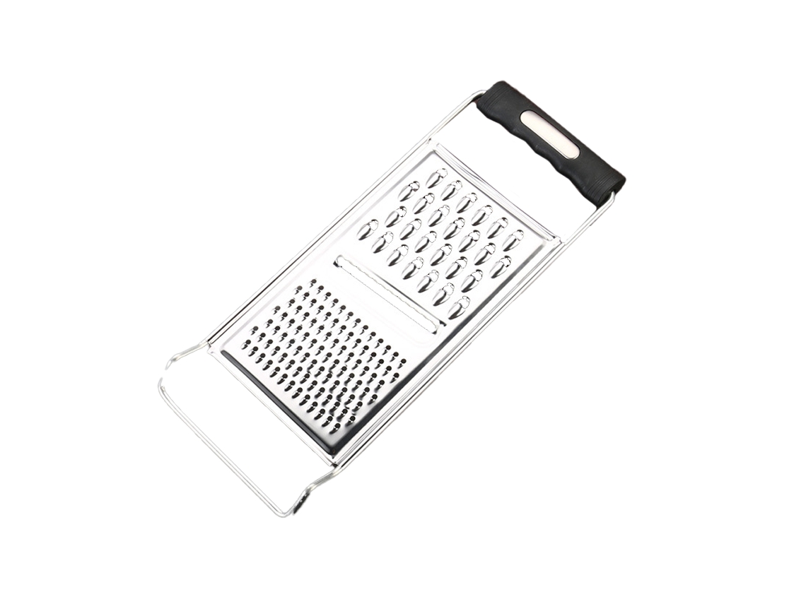 Rallador plano de acero inoxidable con cuchillas hundidas para cocina Kofihety