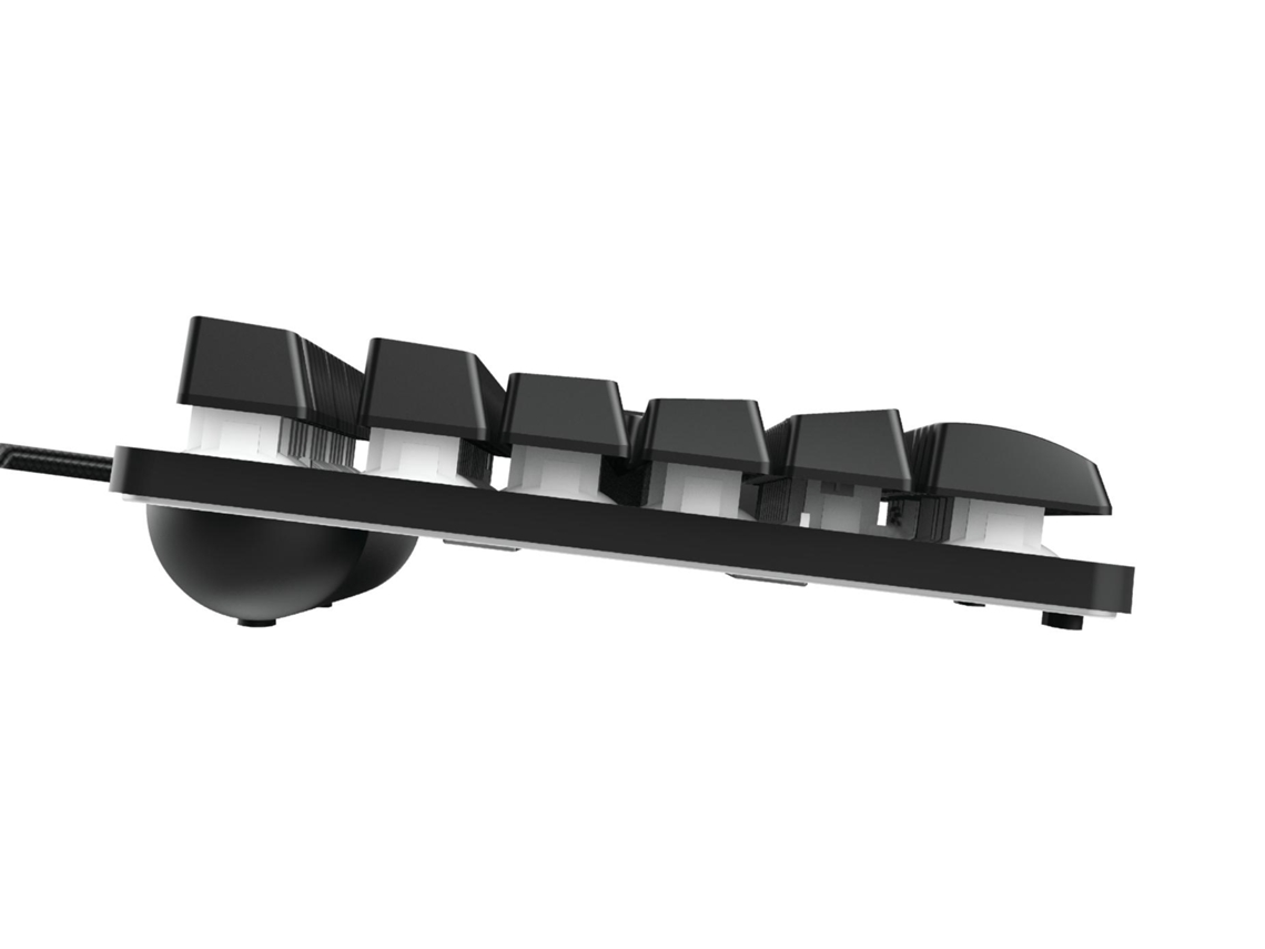 Teclado Con Cable Para Juegos TRUST- Thado GXT833 (Teclado Usb ES - Negro/ Gris)